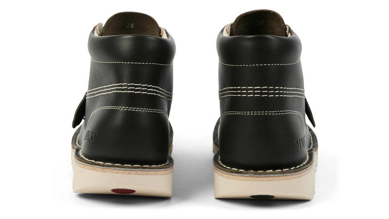 MAINS x Kickers Kick Hi Dark Green Back