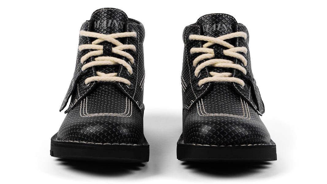 MAINS x Kickers Kick Hi Dark Green Front 1