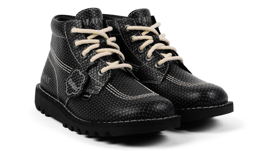 MAINS x Kickers Kick Hi Dark Green Front