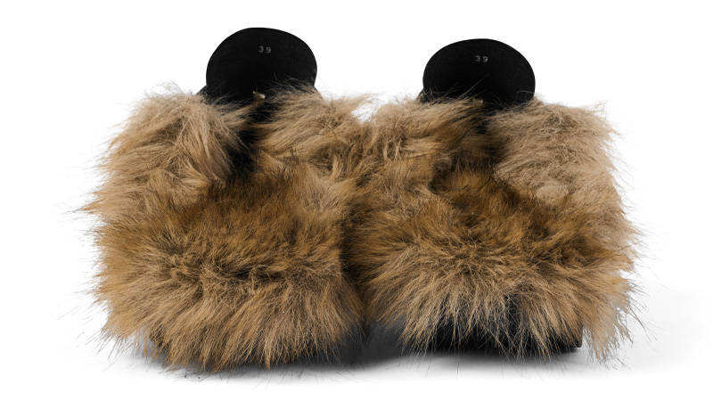 MAINS x Kickers Kick Mule Black Leather Back