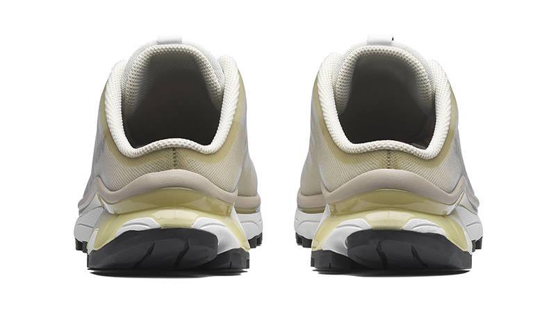 MM6 Maison Margiela x Salomon XT 4 Mule White Beige Haze heel