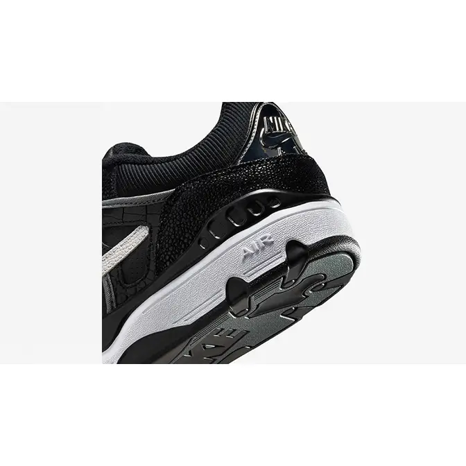 NIGO x Nike Air Force 3 SP Black Croc HF7630-001 heel