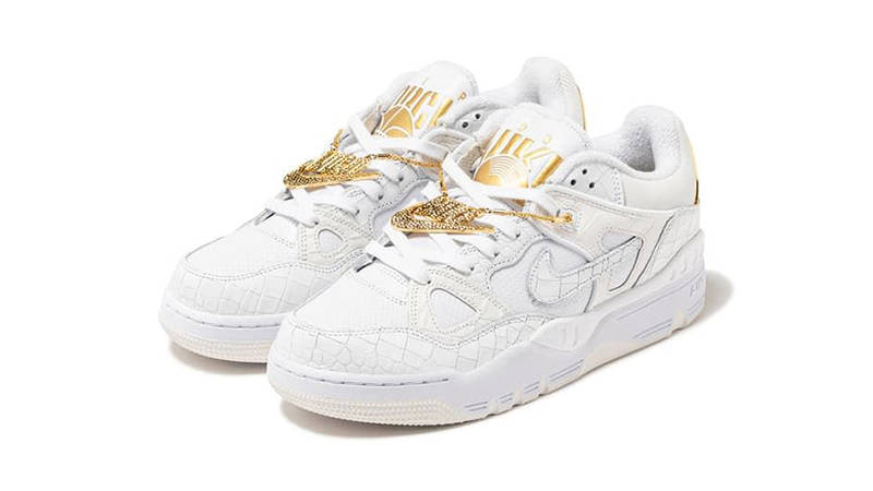 NIGO x Nike Air Force 3 SP White Croc HF7630-100 front