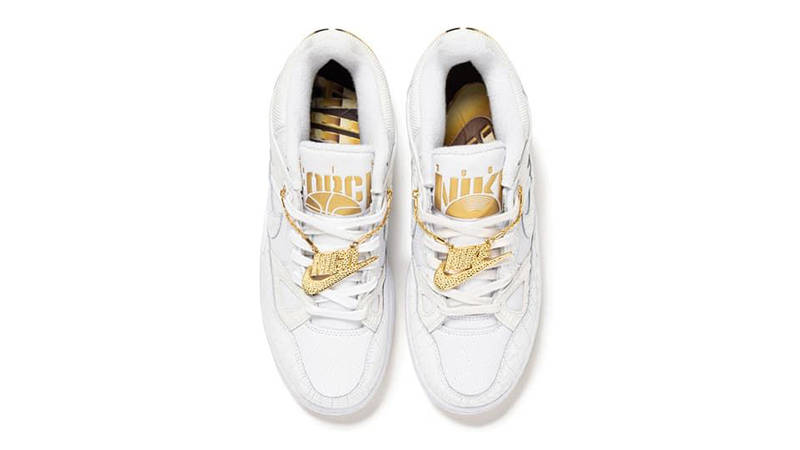 NIGO x Nike Air Force 3 SP White Croc HF7630-100 middle