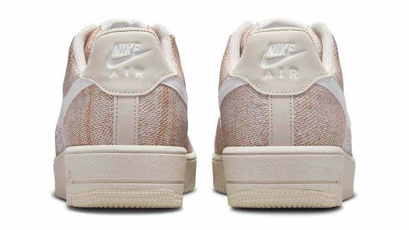 Nike Air Force 1 Flyknit 2.0 Light Bone Khaki IB7675-001 Back