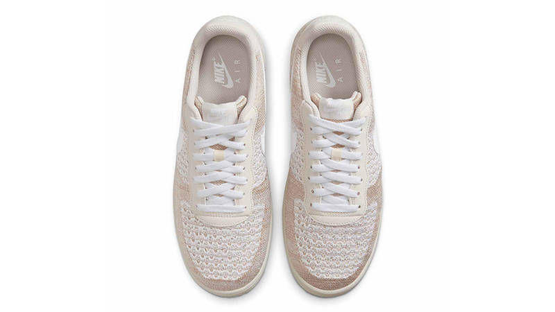 Nike Air Force 1 Flyknit 2.0 Light Bone Khaki IB7675-001 Top
