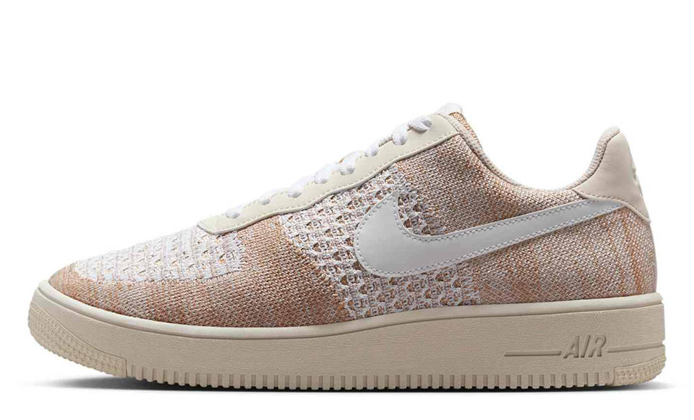 Nike Air Force 1 Flyknit 2.0 Light Bone Khaki IB7675-001