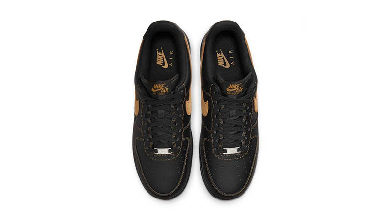 Nike Air Force 1 Low Black Tan HQ2037-003 middle