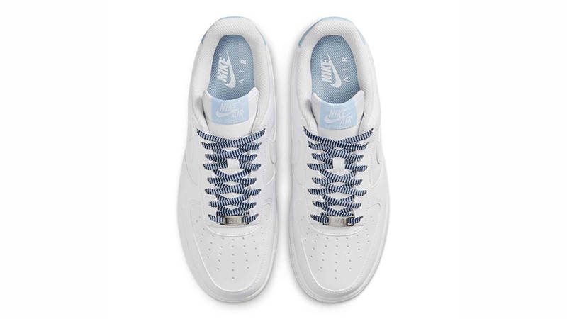 Nike Air Force 1 Low White Light Armoury Blue IB7167-101 Top