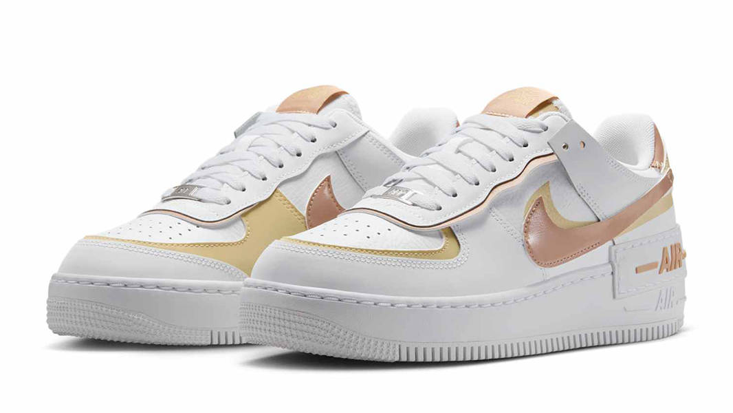 nike air force 1 shadow metallic bronze