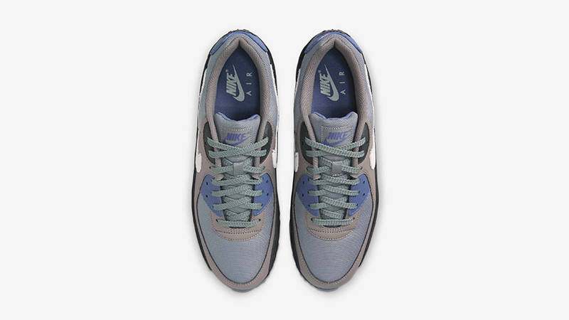 Nike Air Max 90 Grey Diffused Blue IB6392-001 middle
