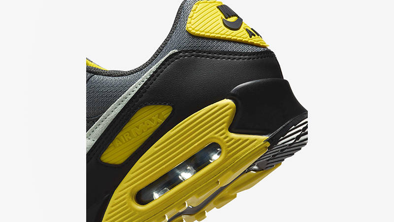 Nike Air Max 90 Smoke Grey Lightening DM0029-016 heel