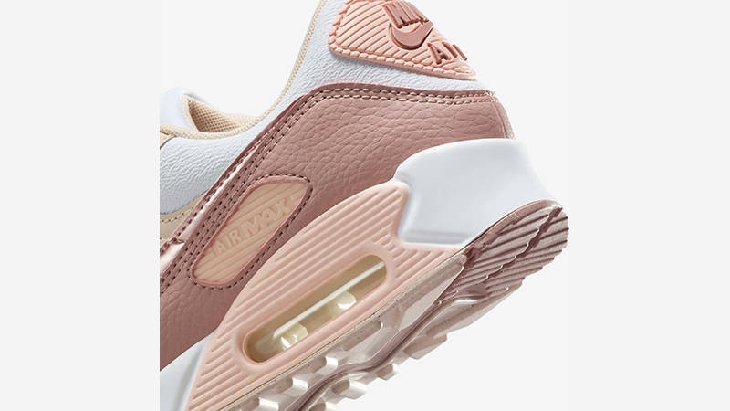 Nike Air Max 90 Velvet Brown Particle Pink HQ1783-100 heel