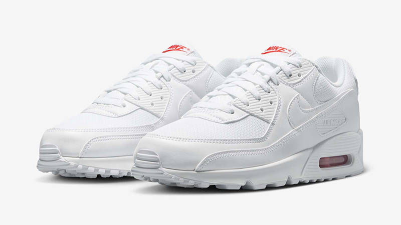 Nike Air Max 90 White Light Crimson DM0029-118 front