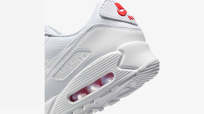Nike Air Max 90 White Light Crimson | DM0029-118 | The Sole