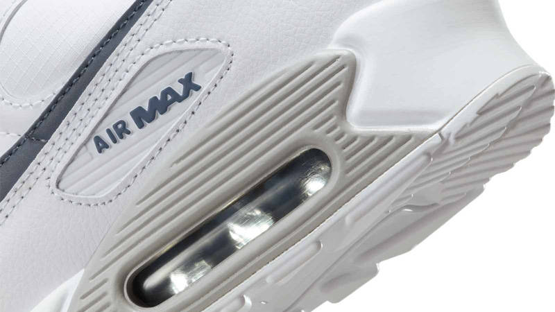 Nike Air Max 90 Wolf Grey Diffused Blue Closeup
