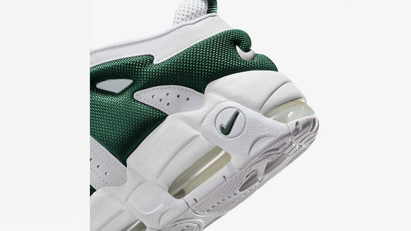 Nike Air More Uptempo Low White Green FZ3055-102 heel