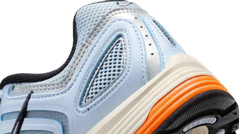 Nike Air Pegasus 2K5 Blue Tint Total Orange Closeup