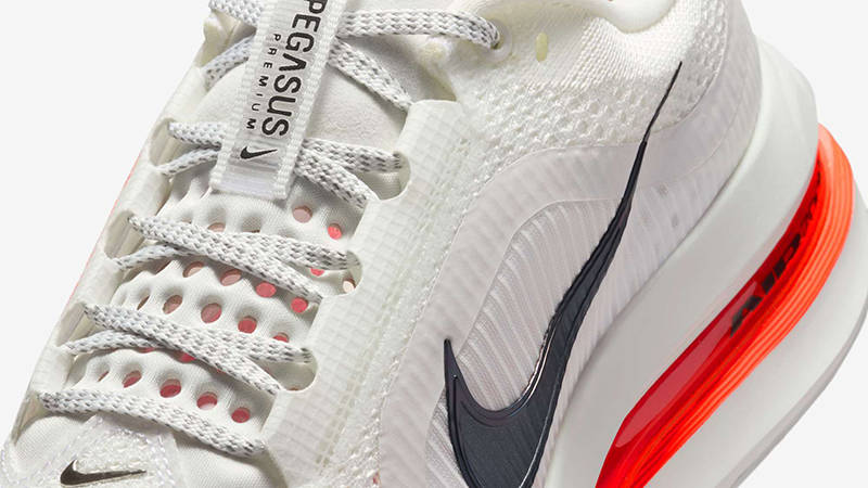 Nike Air Pegasus Premium White Bright Crimson HQ2593-101 Detail