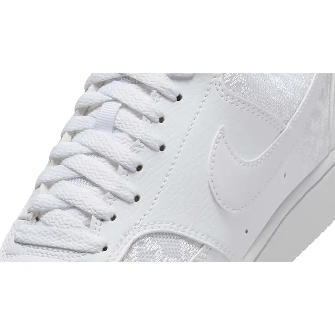 Nike Court Vision Low Lace Triple White HJ5846-100 Detail