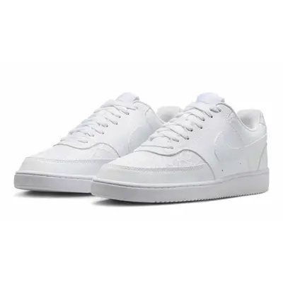 Nike Court Vision Low Lace Triple White HJ5846-100 Side