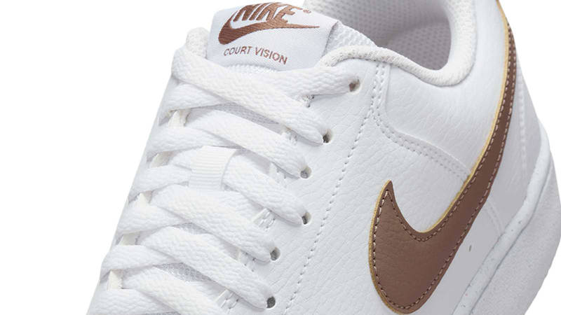 Nike Court Vision Low Next Nature White Mink Brown FV9952-103 Detail