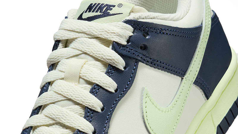Nike Dunk Low GS Midnight Navy Volt Tint FB9109-127 Detail