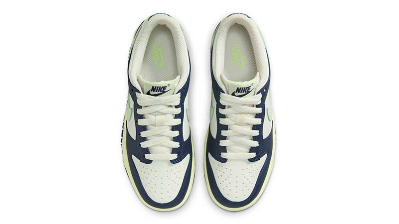 Nike Dunk Low GS Midnight Navy Volt Tint FB9109-127 Top