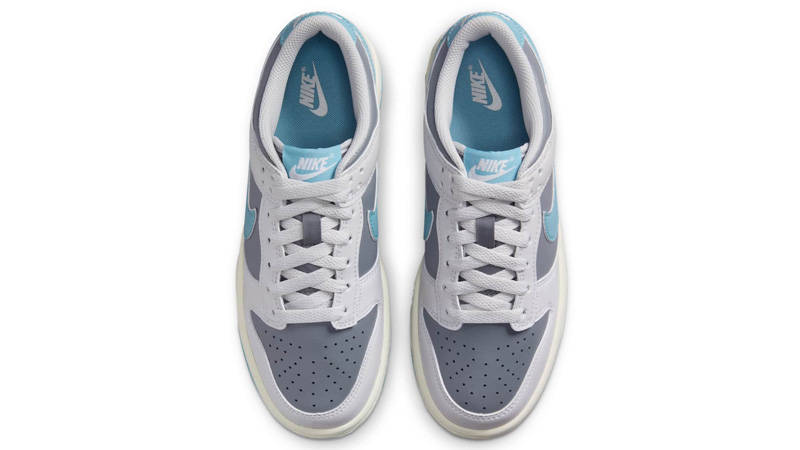 Nike Dunk Low GS Photon Dust Denim Turquoise Middle