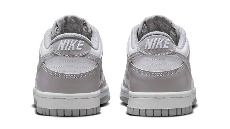 Nike Dunk Low GS White Light Smoke Grey FB9109-123 Back