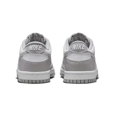 Nike Dunk Low GS White Light Smoke Grey FB9109-123 Back