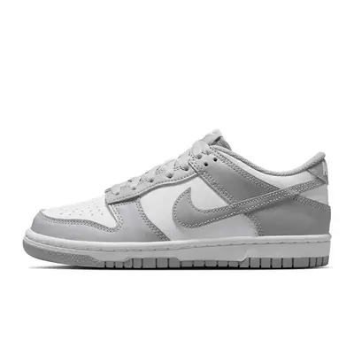 Nike Dunk Low GS White Light Smoke Grey FB9109-123