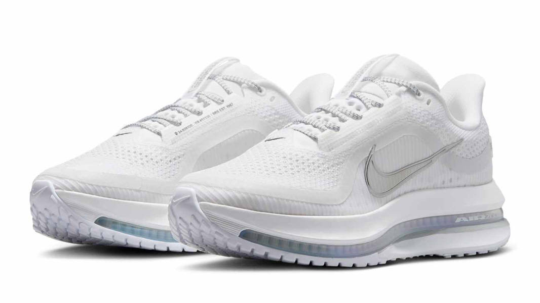 Nike Pegasus Premium White Metallic Silver Front