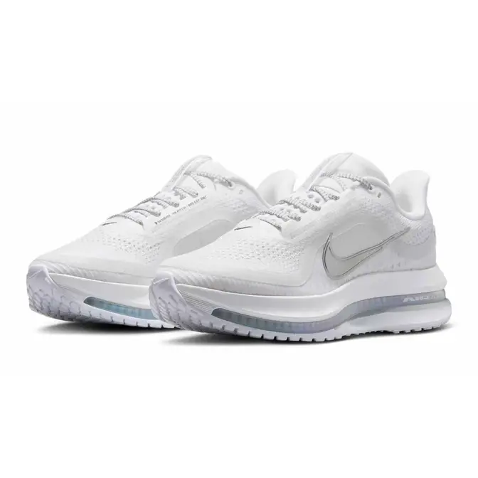 Nike Pegasus Premium White Metallic Silver Front