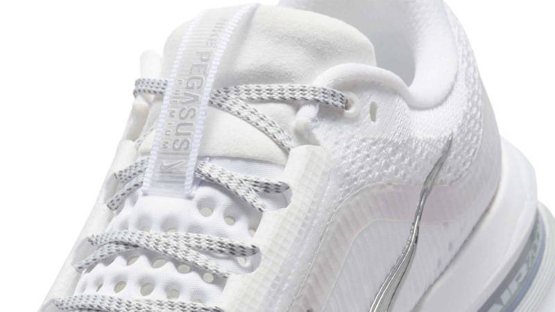 Nike Pegasus Premium White Metallic Silver Side