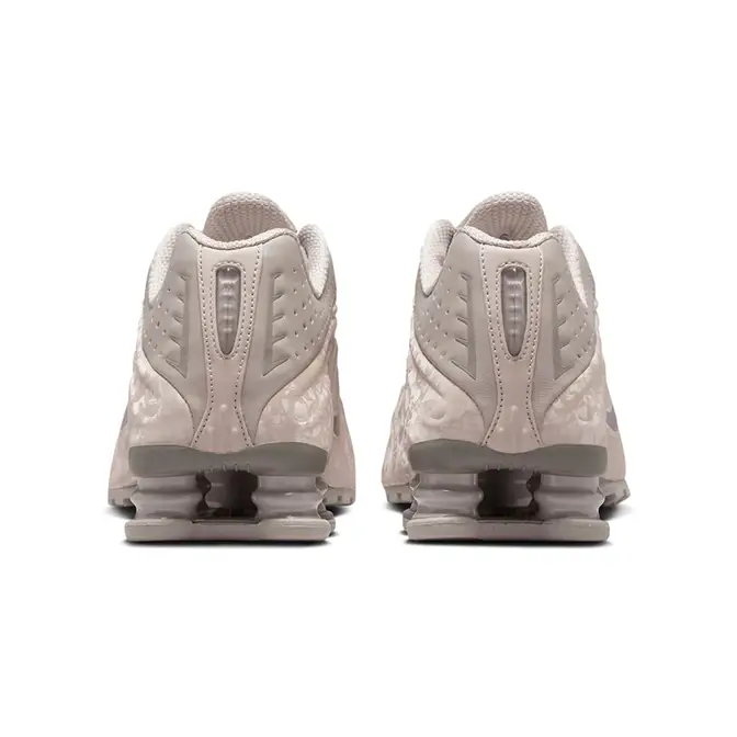 Nike Shox R4 College Grey Flat Pewter HV0934-001 Back