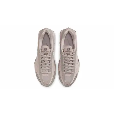 Nike Shox R4 College Grey Flat Pewter HV0934-001 Top