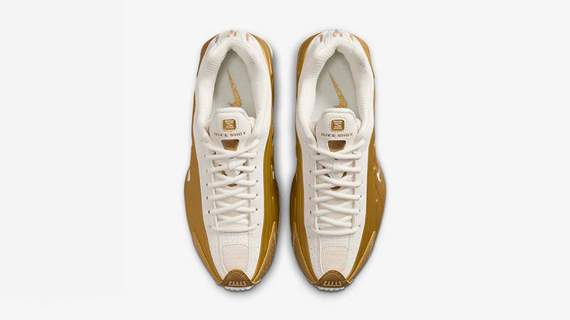 Nike Shox R4 Soft Metallic Gold AR3565-010 middle