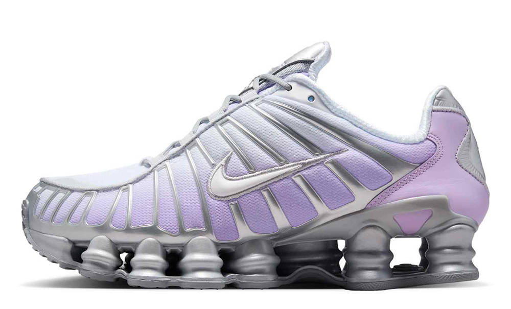 Nike Shox TL Metallic Platinum Hydrangeas | HV2520-002 | The Sole