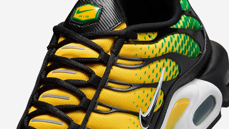 Nike TN Air Max Plus Jamaica Varsity Maize Pine Green IB7671-700 Detail