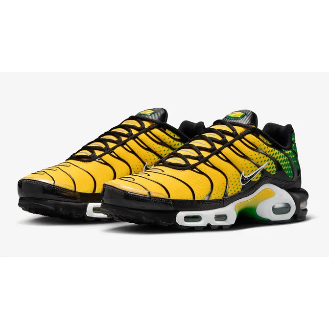 Nike TN Air Max Plus Jamaica Varsity Maize Pine Green IB7671-700 Side