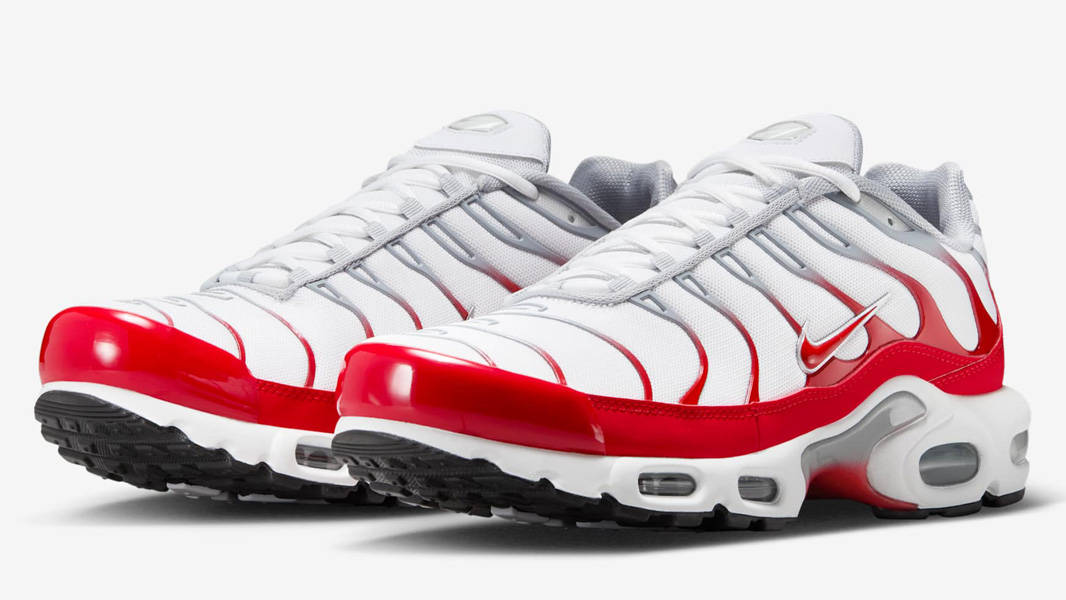 Nike TN Air Max Plus White University Red Front