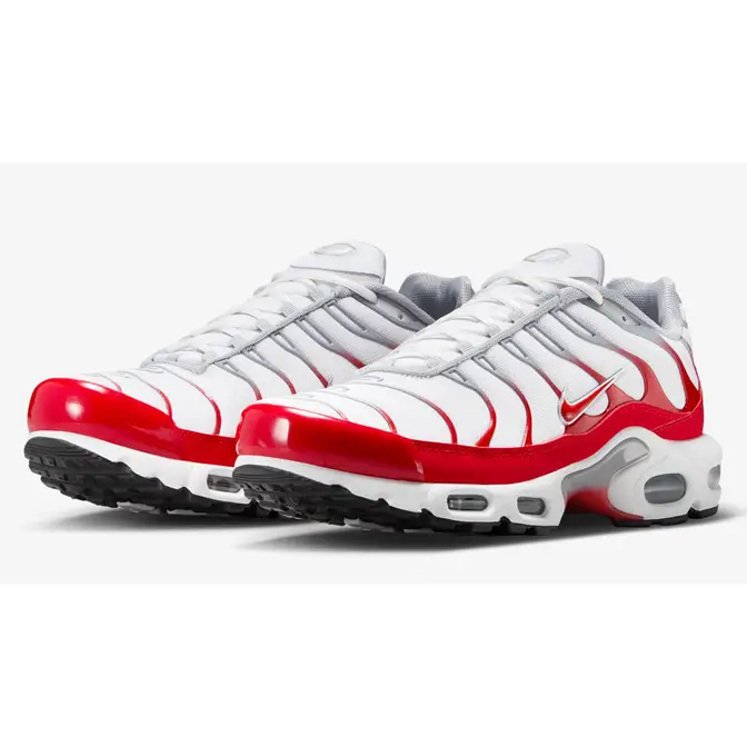 Nike TN Air Max Plus White University Red Front