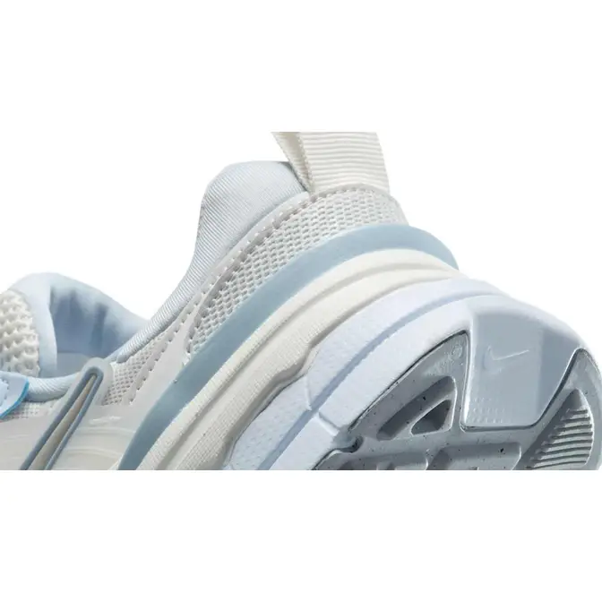 Nike V2K Run Platinum Tint Summit White Closeup