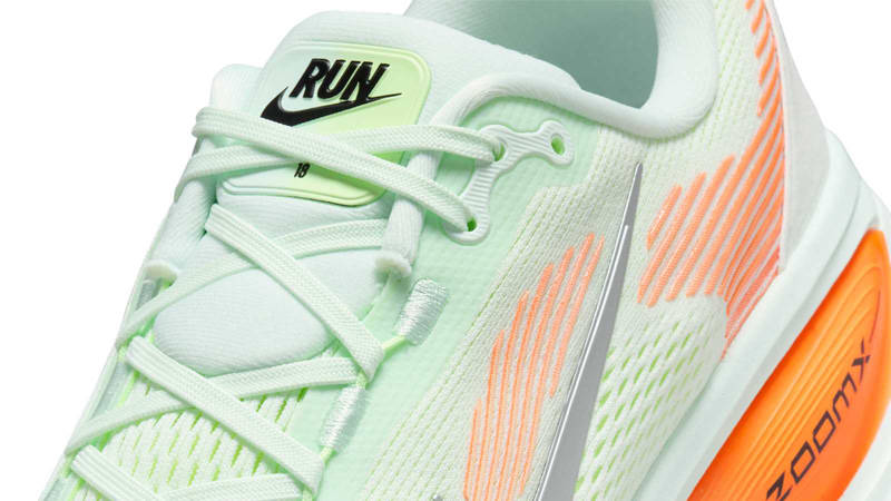Nike Vomero 18 Barely Green Hyper Crimson Side