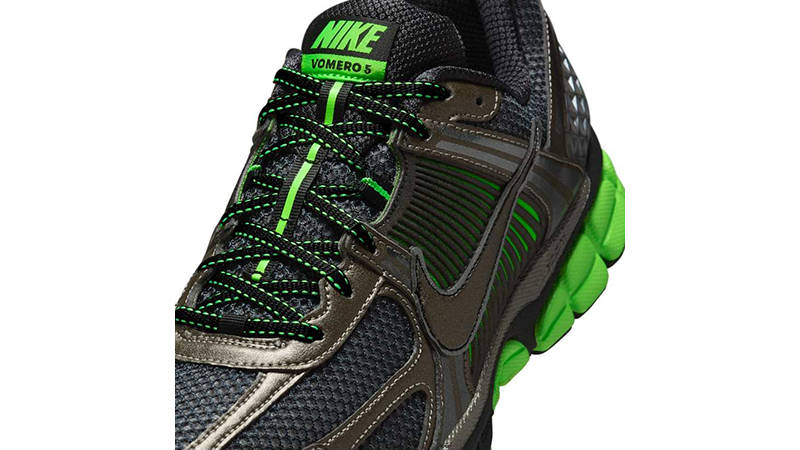 Nike Zoom Vomero 5 Metallic Pewter Green Strike IB2988-001 tongue
