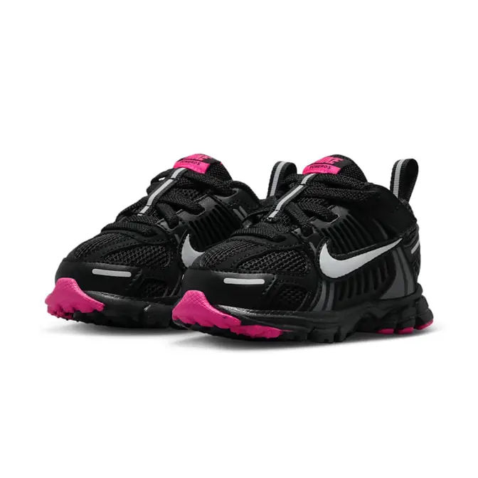 Nike Zoom Vomero 5 Toddler Black Pink Blast HF7000-005 Side