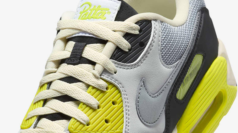 Patta x Nike Air Max 90 Waves Cyber HF8814-001 Detail