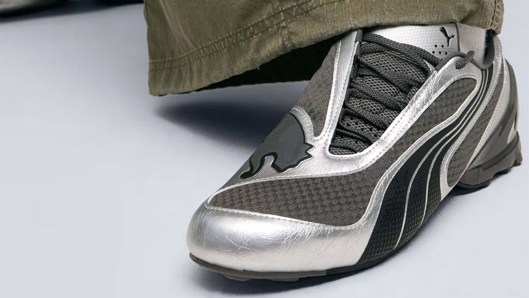 Puma V-S1 Grey Metallic Black On Foot