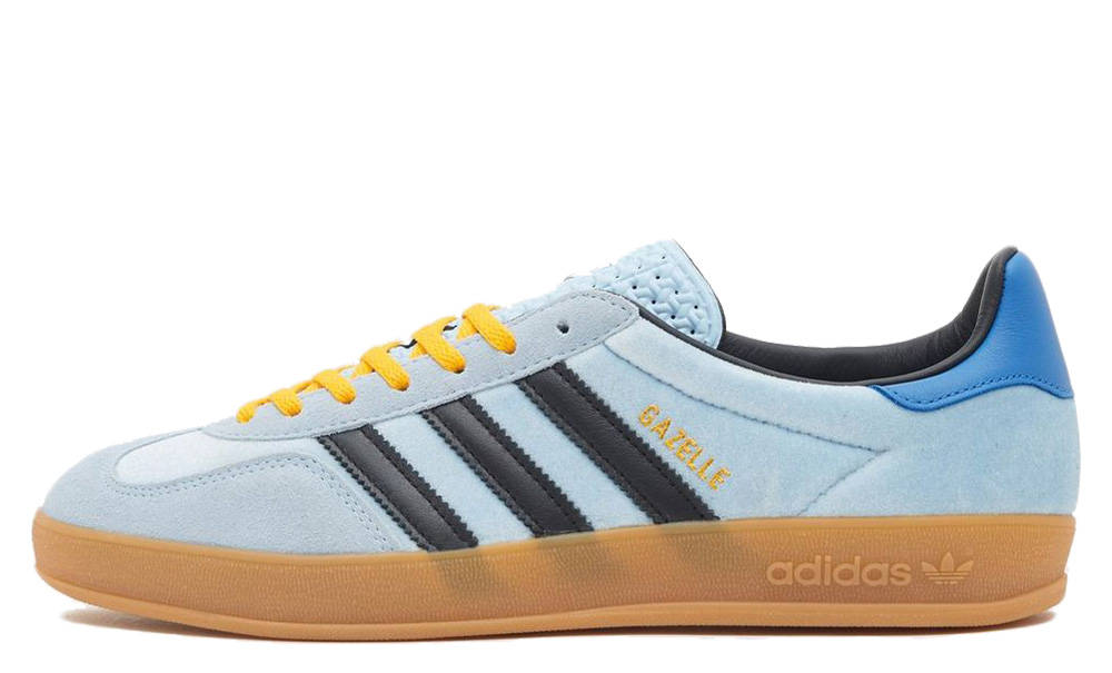 size? x adidas Gazelle Velour Blue